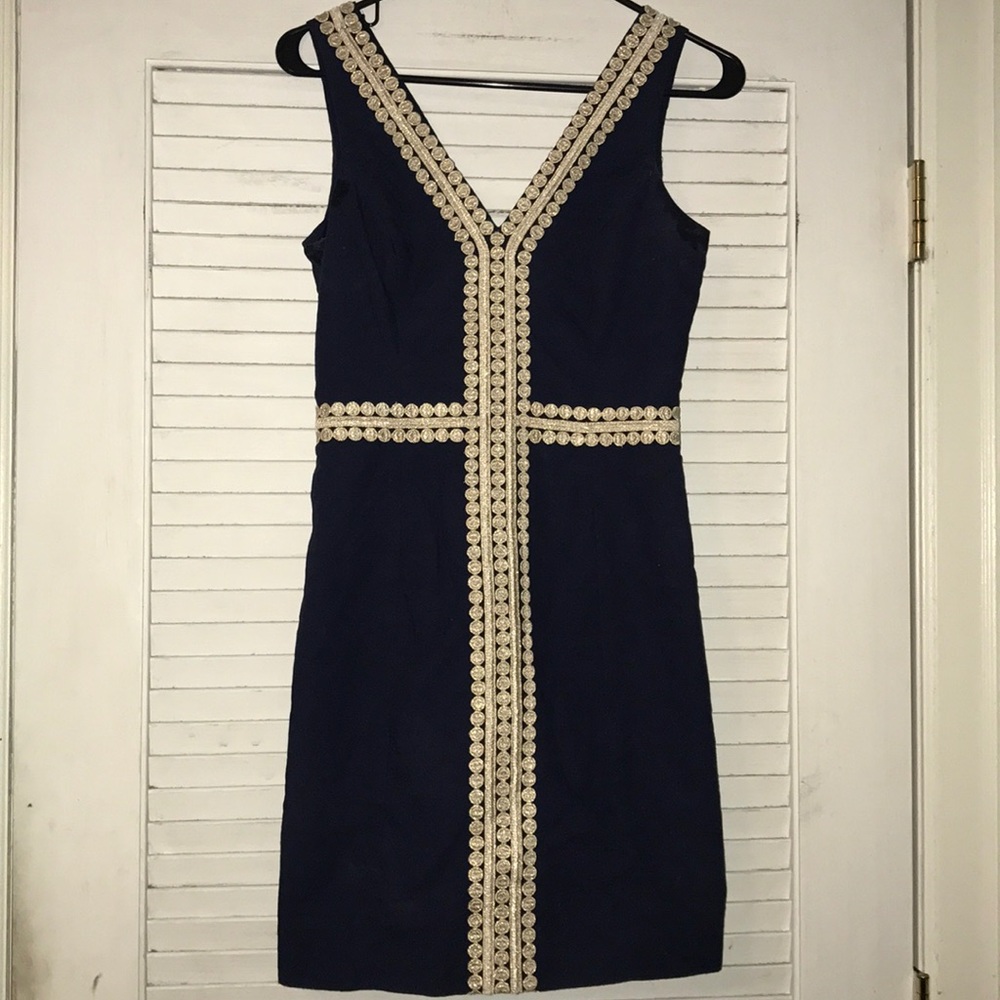 Navy blue Lilly Pulitzer shift dress